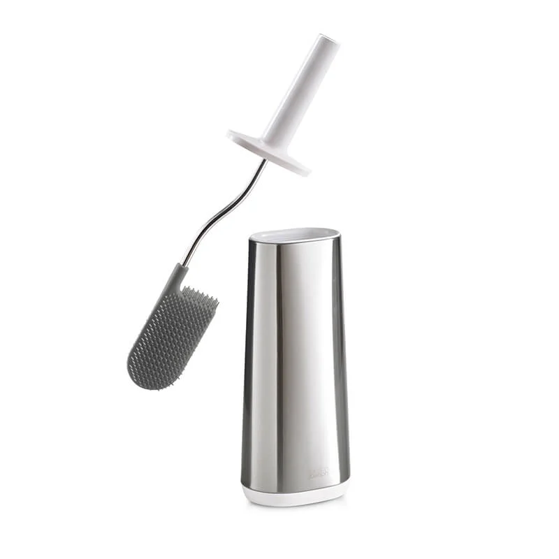 แปรงขัดห้องน้ำพร้อมที่เก็บสแตนเลส Joseph Joseph รุ่น Flex สีเทา N70517